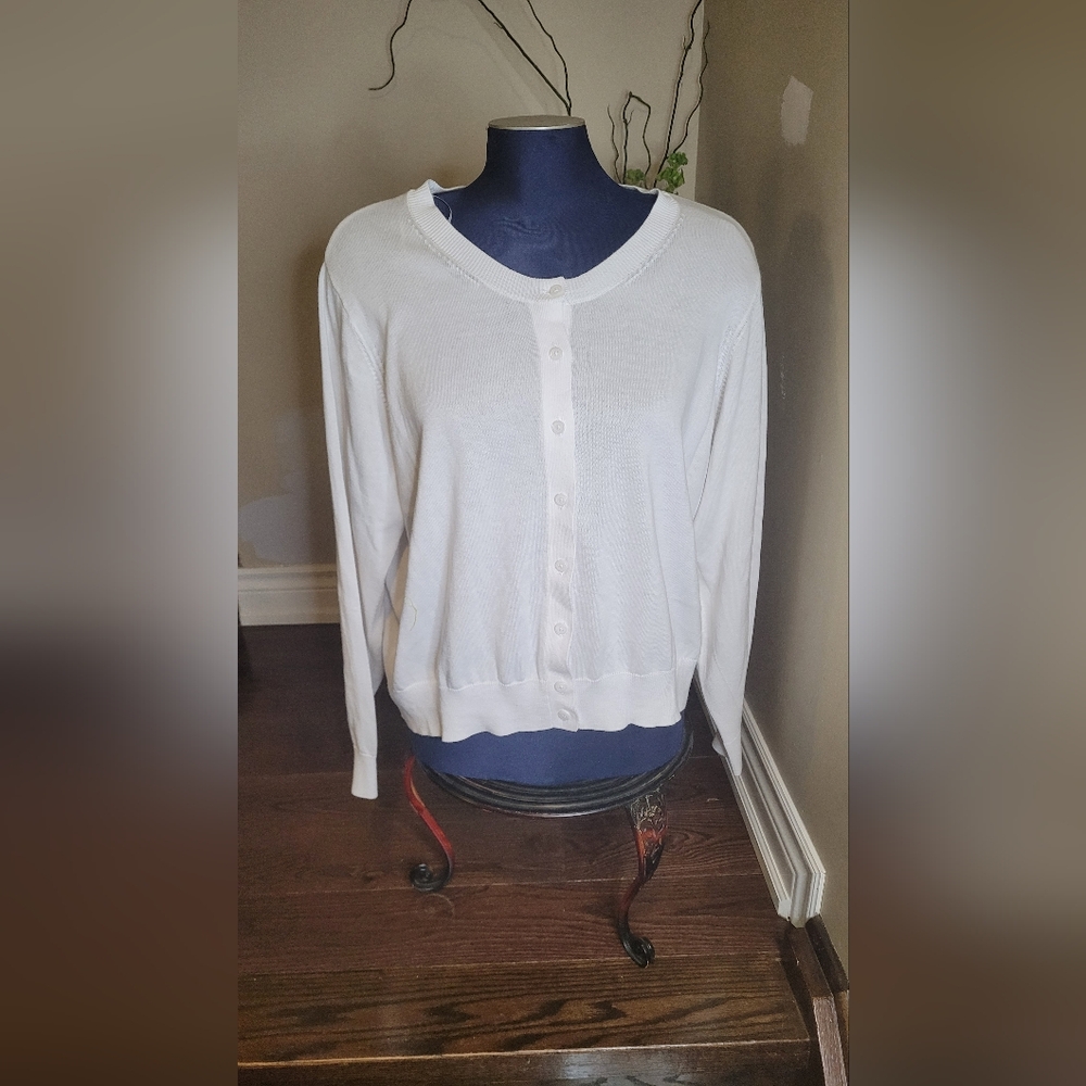 M&S White Crop Cardigan - Picture 2 of 9